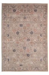 Kukoon Beige Floral Washable & Non Slip Distressed Living Room Area Rug - Size: 240 cm x 330 cm - thumbnail 1