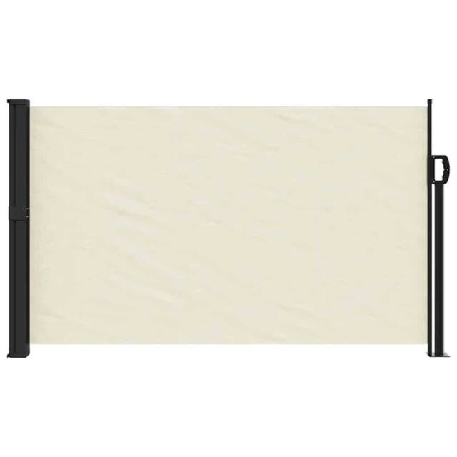 Berkfield Home Retractable Side Awning Cream 120x600 cm - image 1