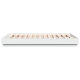 Berkfield Home Bed Frame without Mattress White 140x200 cm - thumbnail 5