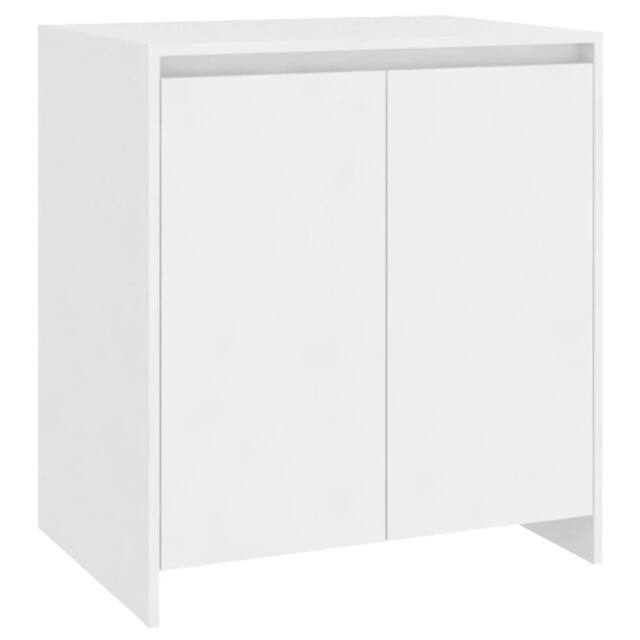 Berkfield Home Sideboard White 70x41x75 cm Engineered Wood - Size: 70 x 41 x 75 cm - image 1