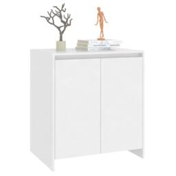 Berkfield Home Sideboard White 70x41x75 cm Engineered Wood - Size: 70 x 41 x 75 cm - thumbnail 4
