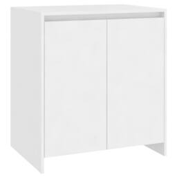 Berkfield Home Sideboard White 70x41x75 cm Engineered Wood - Size: 70 x 41 x 75 cm - thumbnail 1