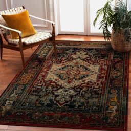 RugsX Wool Polonia Rug in Red - Size: 200 cm x 300 cm - thumbnail 5