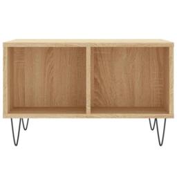 Berkfield Home Coffee Table Sonoma Oak 60x50x36.5 cm Engineered Wood in Brown - thumbnail 4