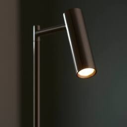 Netlighting Dedicated LED Reader Task Floor Lamp Satin Nickel in Grey - thumbnail 3