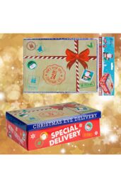 VFM e-Store Special Delivery Christmas Eve Box Elf Delivery Box, Xmas in Red - thumbnail 2