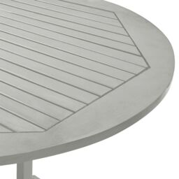 Berkfield Home Garden Table Grey 200x100x75 cm Solid Acacia Wood - Size: 200 x 100 x 75 cm - thumbnail 5