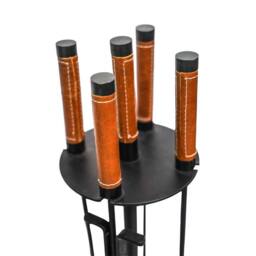 Ivyline Leather Handle Companion Set 70cm in Black - thumbnail 3