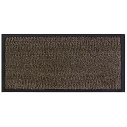 JVL Heavy Duty Barrier Door Mat, 80x140cm, Brown/Black in Brown - Size: 80 cm x 140 cm - thumbnail 1