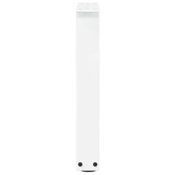Berkfield Home Modern Dining Table Legs V-Shape 2 pcs White 38x(42-43.3) cm Steel - thumbnail 6