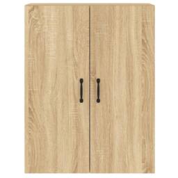 Berkfield Home Wall Mounted Cabinets 2 pcs Sonoma Oak Engineered Wood in Light Tan - thumbnail 7