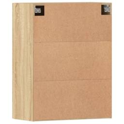 Berkfield Home Wall Mounted Cabinets 2 pcs Sonoma Oak Engineered Wood in Light Tan - thumbnail 9