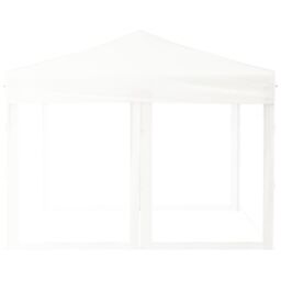 Berkfield Home Folding Party Tent with Sidewalls White 3x3 m - thumbnail 4