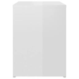 Berkfield Home Durable Bed Cabinets 2 pcs High Gloss White 40x30x40 cm Engineere - Size: 40 x 30 x 40 cm - thumbnail 5