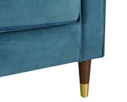 Home Detail Thomas 2 Seater Velvet Sofa in Blue - thumbnail 4