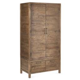 Cheshire Premium Legacy 2 Door Wardrobe in Cashew in Beige - thumbnail 1