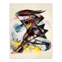 Artery8 Franz Marc Framed Wall Art Print Caliban Figurine for The Tempest - Size: A4 - thumbnail 3