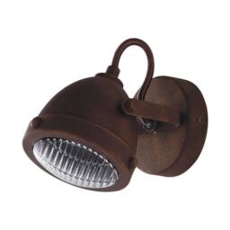 Netlighting HABANA Single Spotlight Rust 11.6x14x11.6cm in Brown - Size: 11.6x14x11.6 cm - thumbnail 1