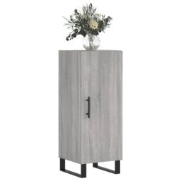 Berkfield Home Sideboard Grey Sonoma 34.5x34x90 cm Engineered Wood - thumbnail 3