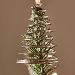 Dibor Brown Jute Snowflake Christmas Decoration Tree Topper - thumbnail 4