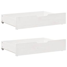 Berkfield Home Daybed with Trundle & Drawers without Mattress White 80x200 cm - thumbnail 6