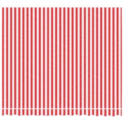 Berkfield Home Replacement Fabric for Awning Red & White Stripe 3x2.5 m - thumbnail 3