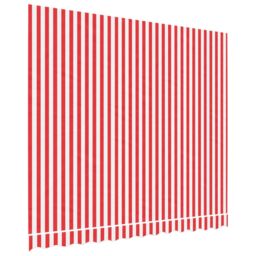 Berkfield Home Replacement Fabric for Awning Red & White Stripe 3x2.5 m - thumbnail 2