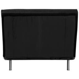 Wyld and Coco Sofa Bed - Black Woven Fabric Single Fold-Out - thumbnail 8