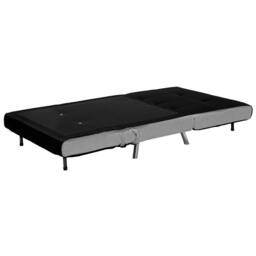 Wyld and Coco Sofa Bed - Black Woven Fabric Single Fold-Out - thumbnail 5
