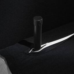 Wyld and Coco Sofa Bed - Black Woven Fabric Single Fold-Out - thumbnail 9