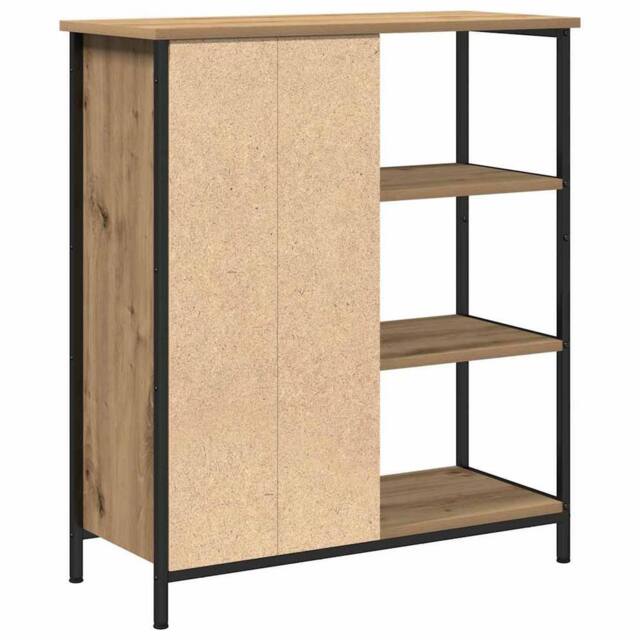Berkfield Home Sideboard Artisan Oak 70x30x80 cm Engineered Wood in Brown - Size: 70 x 30 x 80 cm - image 1