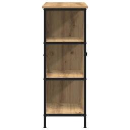 Berkfield Home Sideboard Artisan Oak 70x30x80 cm Engineered Wood in Brown - Size: 70 x 30 x 80 cm - thumbnail 5
