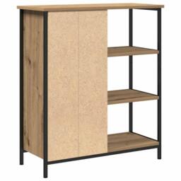 Berkfield Home Sideboard Artisan Oak 70x30x80 cm Engineered Wood in Brown - Size: 70 x 30 x 80 cm - thumbnail 1