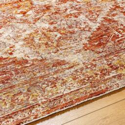 Livabliss Mirabel-Vintage Beige Brown Traditional Fringe Living Dining Rug - Size: 200 cm x 290 cm - thumbnail 3