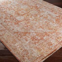 Livabliss Mirabel-Vintage Beige Brown Traditional Fringe Living Dining Rug - Size: 200 cm x 290 cm - thumbnail 6