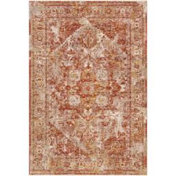 Livabliss Mirabel-Vintage Beige Brown Traditional Fringe Living Dining Rug - Size: 200 cm x 290 cm - thumbnail 2
