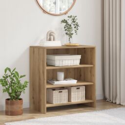 Berkfield Home Sideboard Artisan Oak 70x41x75 cm Engineered Wood in Brown - Size: 70 x 41 x 75 cm - thumbnail 1