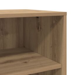 Berkfield Home Sideboard Artisan Oak 70x41x75 cm Engineered Wood in Brown - Size: 70 x 41 x 75 cm - thumbnail 8