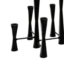 Ivyline Parker 11 Piece Black Candle Centerpiece H42cm W52cm - thumbnail 3