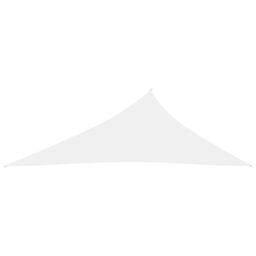 Berkfield Home Sunshade Sail Oxford Fabric Triangular 4x5x6.4 m White - thumbnail 2