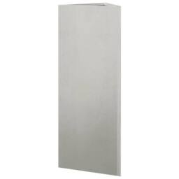 Berkfield Home Durable Garden Planter Triangular 30x26x75 cm Stainless Steel in Silver - Size: 30 x 26 x 75 cm - thumbnail 6