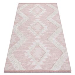 RugsX Moroc Rug in Pink - Size: 155 cm x 220 cm - thumbnail 1