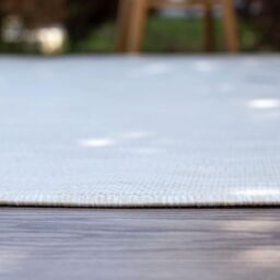 THE RUGS Outdoor Indoor Cream Plain Rug Weather Resistant Jet Washable - Size: 160 cm x 230 cm - thumbnail 5