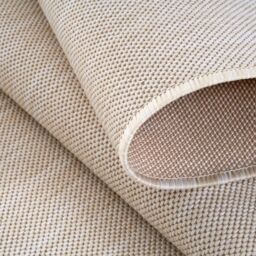 THE RUGS Outdoor Indoor Cream Plain Rug Weather Resistant Jet Washable - Size: 160 cm x 230 cm - thumbnail 4