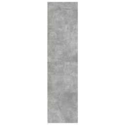 Berkfield Home Wardrobe Concrete Grey 100x50x200 cm Engineered Wood - Size: 100 x 50 x 200 cm - thumbnail 5