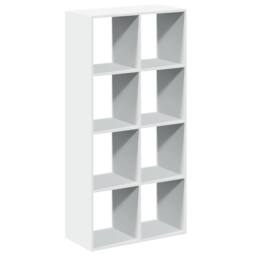 Berkfield Home Room Divider Bookcase White 69.5x29x137.5 cm Engineered Wood - thumbnail 3