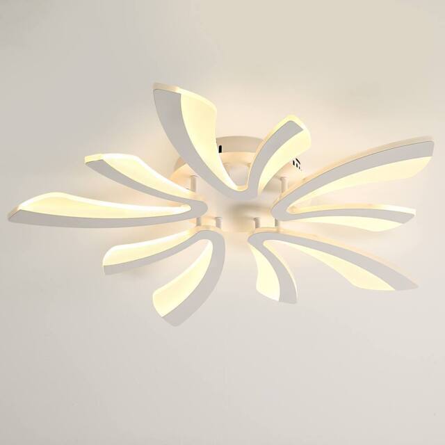 Pheashine Warm Acrylic Ceiling Light 68x68x9cm 3000K in White - Size: 68 x 68 x 9 cm - image 1