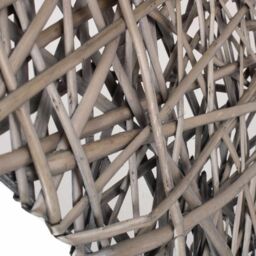 Red Hamper Wicker Antique Wash Table Top Xmas Tree in Brown - thumbnail 4
