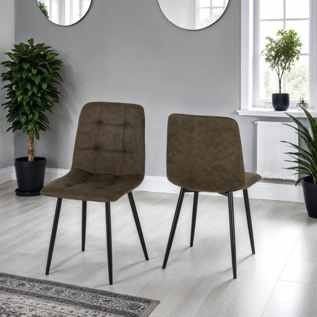 Seconique Fenton Chair (Box of 2) in Olive - image 1