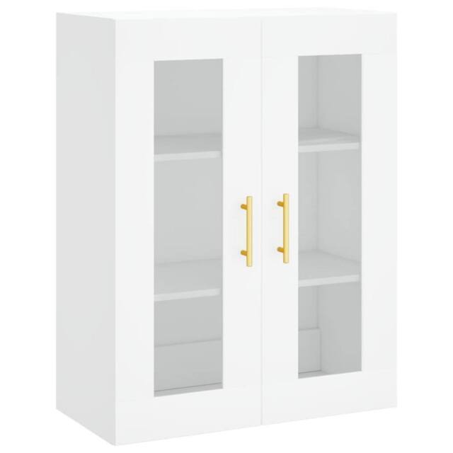 Berkfield Home Wall Mounted Cabinet White 69.5x34x90 cm - image 1